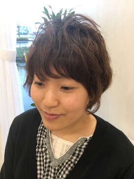 アクイール ピュール ヘア(Accueillir Pur hair) ショートモテふわパーマ【見附】【長岡】