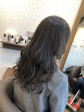 プライベートサロン ココチ(private salon cocochi) グレージュ系カラーで、柔らかい髪質・髪色が、外国人風に♪