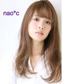 【nao*c tres富雄】ゆるふわウェーブ大人可愛いベージュカラー☆