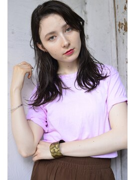 ロロ(ro-ro) plumyイルミナxデザインカラーxローライトxスリークボブ