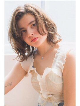 クラリス バイネオ 武蔵小杉(Claris by neo) 外国人風ランダムウェーブ×ライトアッシュ