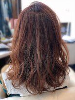 ヘアーサロン ノルテ(Hair Salon NORTE)&nbsp;オレンジベージュグラデーションカラー