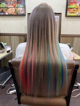 ディー エメ(D-aimer-) シールエクステ５０本でユニコーンミックス