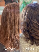 アークスヘアー&nbsp;大人かわいい☆フェアリーな透明感&ツヤ感ブラウンベージュ