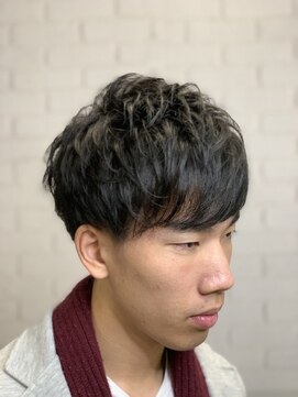 プレミアムバーバー 目黒店(PREMIUM BARBER produce by HIRO GINZA) 大人の男性パーマスタイル