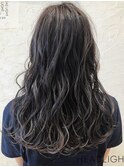 デジタルパーマ×ダークグレージュ     