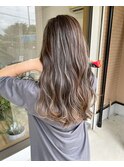 #ハイライト#ロングヘア#アッシュグレー