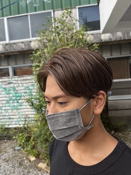 バランス(balance) センターパートハイライトスタイル