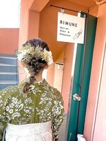 卒業式ヘアセット