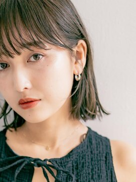 ベンジー 蔵前ii店(benji) ウェットで耳掛けボブ　2