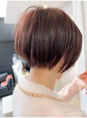 福山Caary小顔補正立体カット大人ショートヘア ショートボブ