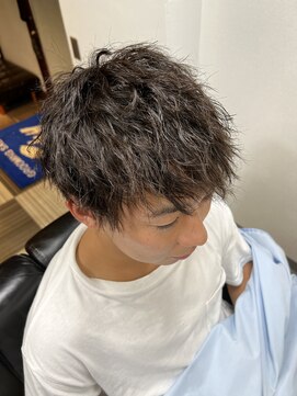 グルーミング&ヘアサロン スカイ(Grooming&hair salon SKY) ナチュラルツーブロック~季節のクセ毛風パーマを添えて~