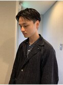 メンズナチュラルセンターパート