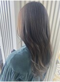 アッシュカラー/ゆるふわ巻き
