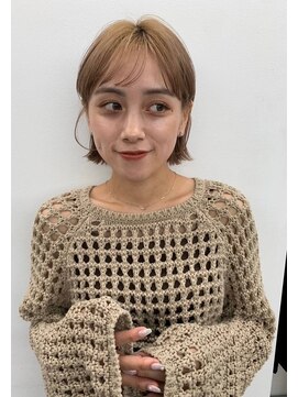 トワ 豊中店(towa) 後毛の可愛いボブ