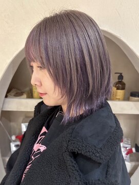 ヒビヲ(HIBIO) 中明度ミルクティーベージュワンブリーチダメージレスハイトーン