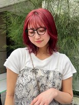 ゼスト 八王子店(ZEST)&nbsp;くびれヘア/バイオレットピンク【佐々木麻衣】