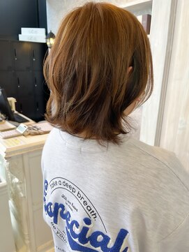 キャアリー(Caary) 福山人気イルミナカラーマロンベージュくびれミディ20代30代40代