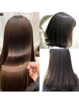 ヘアカフェ コトノハ(hair cafe Kotonoha) 【コトノハ】艶感ストレート 酸性縮毛矯正長崎髪質改善うるツヤ