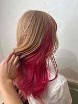ヘアーサロン リアン 熊谷2号店(hair salon Rien)&nbsp;インナーピンク♪