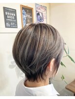 ジェルム ヘアーワークス(germe hair works)&nbsp;ハイライトショート