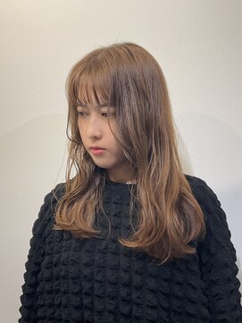 クク(coucou) 似合わせカット×ブラウンカラー