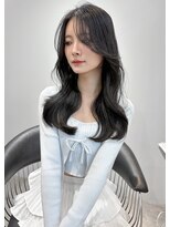 ロンドアンメゾン 原宿(Lond un Maison.)&nbsp;黒髪小顔レイヤーネビージュ韓国ボブルフワンレンロングヘア