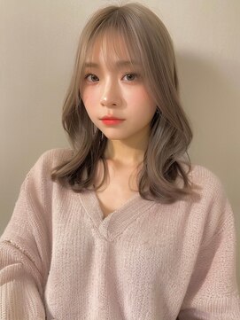ベレッタ ネヤガワ(veretta. neyagawa) 韓国風ヘア/韓国ヘア/顔周りレイヤー/ハイトーン/ダブルカラー