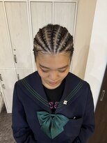 アム(am)&nbsp;コーンロウスタイル