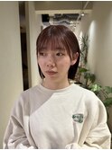 切りっぱなしボブ【円口睦】