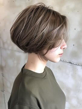 アルトリスト(Altruist Aging×HAIR&SPA) ☆イメチェンピンクベージュアンブレラカラー前髪クールショート