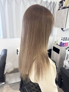 ホープ(hope) ロング×ミルクティーベージュ