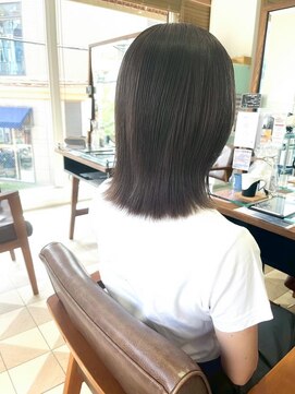 バブ バイネオリーブ(Bab by neolive) ボブ/白髪ぼかし/ホワイトグレージュ/チェリーブラウン/美髪