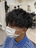 カイノ メンズサロン 金剛店(KAINO)&nbsp;波パーマ　マッシュ　刈り上げ　ツーブロック