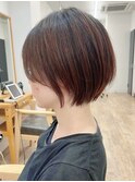 【Say.福岡】ショートボブ×サイドバング×伸ばしかけ×髪質改善