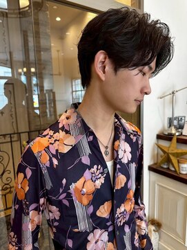 フリックヘアサロン 梅田茶屋町2号店(FLICK HAIR SALON) メンズカット/センターパート/梅田