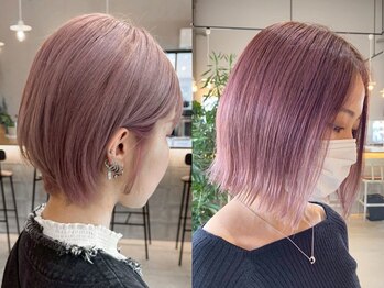 ベルポール(Bell port)の写真/顔周りと毛先の数ミリ単位までこだわったショートボブ&ショートカット*髪質改善との相性も抜群◎[芦屋駅]