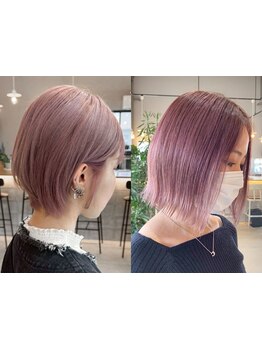 顔周りと毛先の数ミリ単位までこだわったショートボブ&ショートカット*髪質改善との相性も抜群◎[芦屋駅]