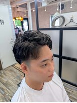 ティーズ バーバー T's BARBER 2ブロック+パーマ