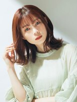 エトル バイ コムマティス 恵比寿駅前店(etre by comme Matisse)&nbsp;小顔カット×透明感カラー[恵比寿駅/髪質改善/オリーブグレー]