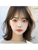 モンド ヘアクリエーション 新栄店(monde hair creation)&nbsp;【monde】ヘーゼルブラウンカラー×ふんわりくびれボブ