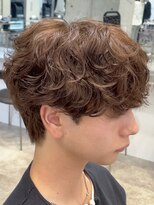 フィフス(fifth) 原宿シャドウパーマルーズパーマメンズカットラウンドマッシュ