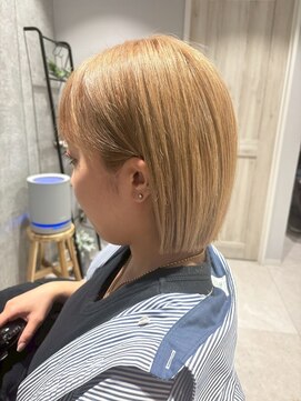 ルース(LOOSE) 切りっぱなしボブ#立川#立川駅#縮毛矯正＃髪質改善#ブリーチ