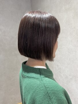 エンクス(enx) 着物ヘア/ダークアッシュ/ミディアムレイヤーカットSK129