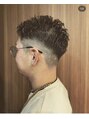 ハーフバックス 堀之内店 スキンフェード×ハードパーマスタイルbarber
