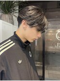 毛流れセンターパート