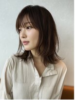 アブニール 柏東口店(AVENIR)&nbsp;ミルクティーブロンド/ダークブルー/デジタルパーマ/柏