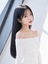 ウィーニード 栄(WENEED)&nbsp;マジックストレートで作る韓国艶ロング×透明感ブルーブラック