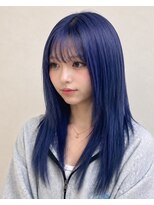 リア(Lia by KENJE) 夏の派手髪ダブルカラー◯