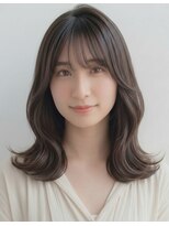 アース オーセンティック 関内店(EARTH Authentic) 髪質改善カラー透明感ベージュ◎冬カラーくびれボブ